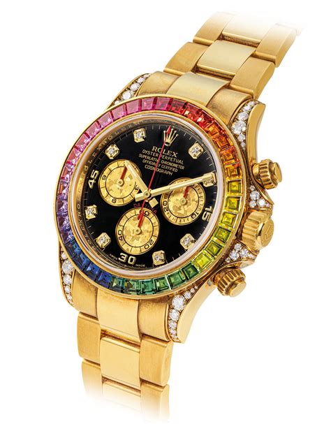 rolex colorful diamond